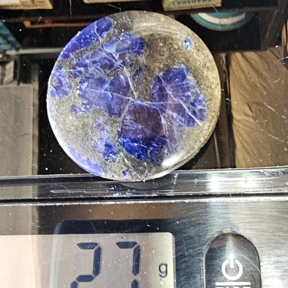 Blue Sodalite Stone Phone Grip